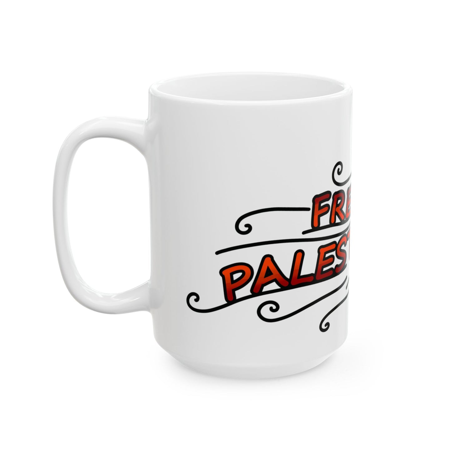 Ceramic Mug (15oz) - Free Palestine