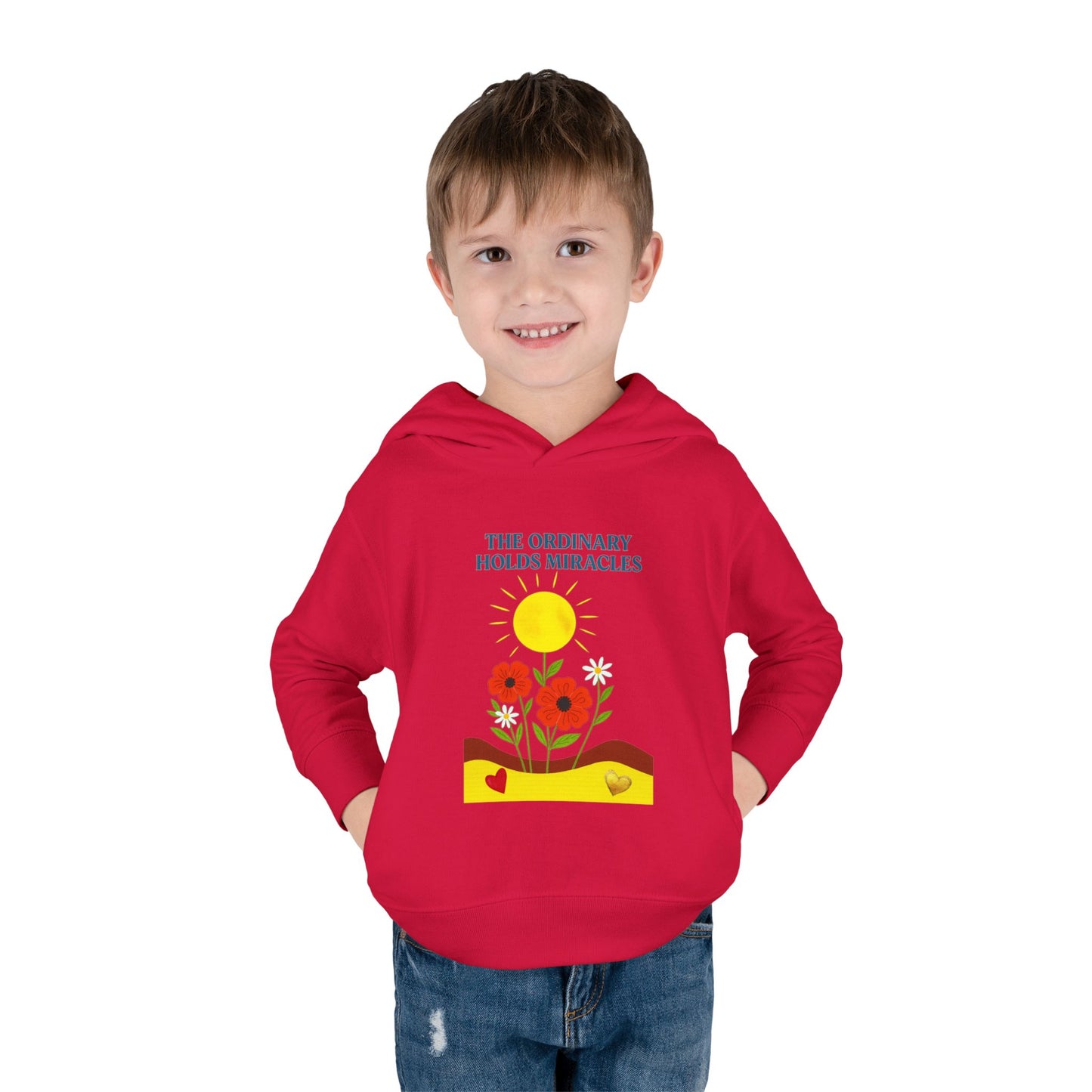 Toddler Pullover Fleece Hoodie - The Ordinary Holds Miracles