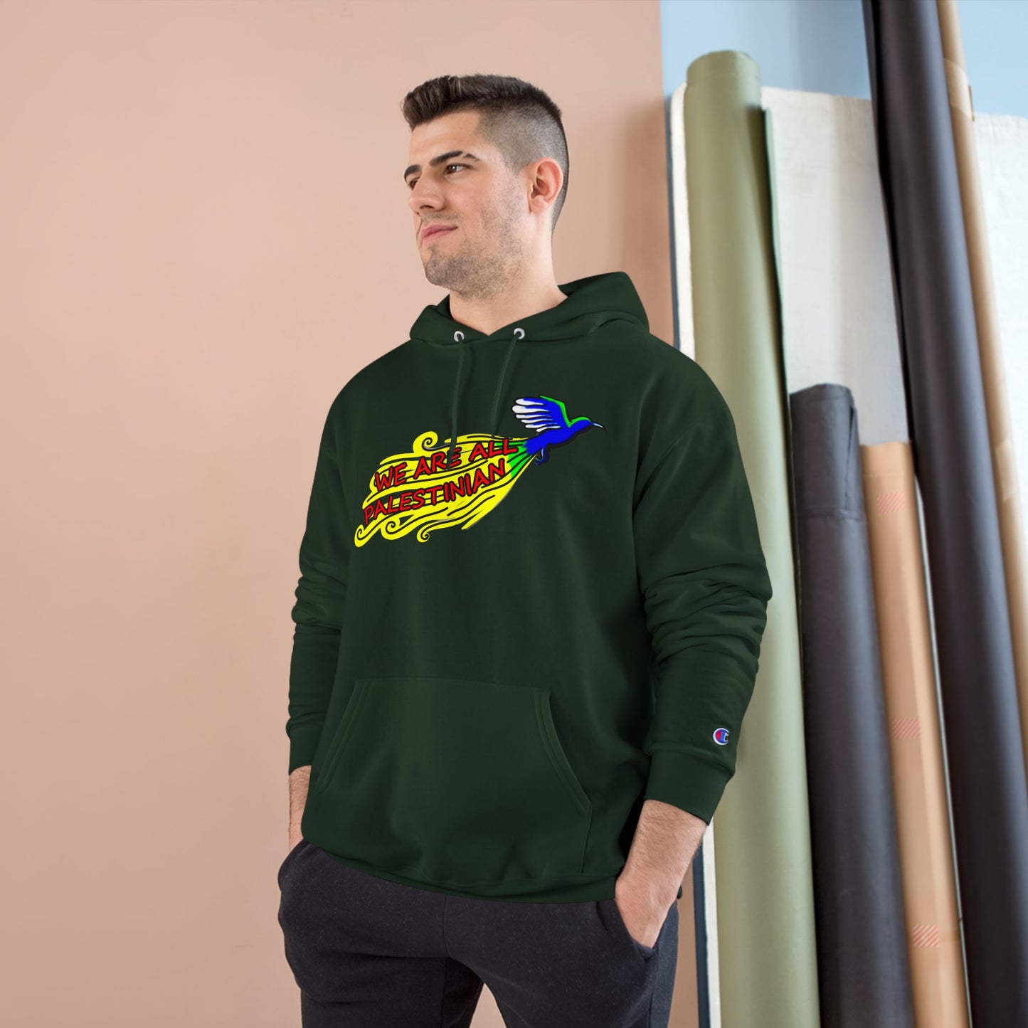 Champion Hoodie - We Are All Palestinian