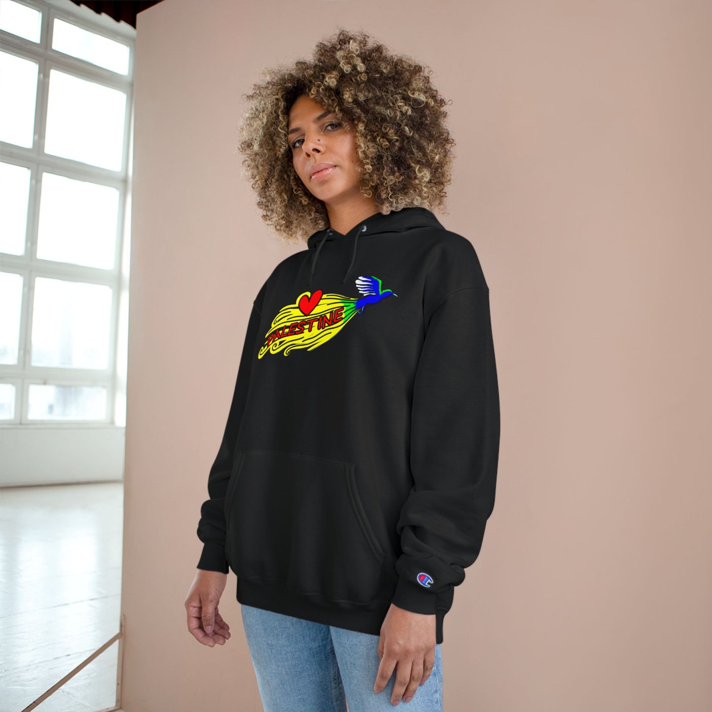 Champion Hoodie - Love Palestine