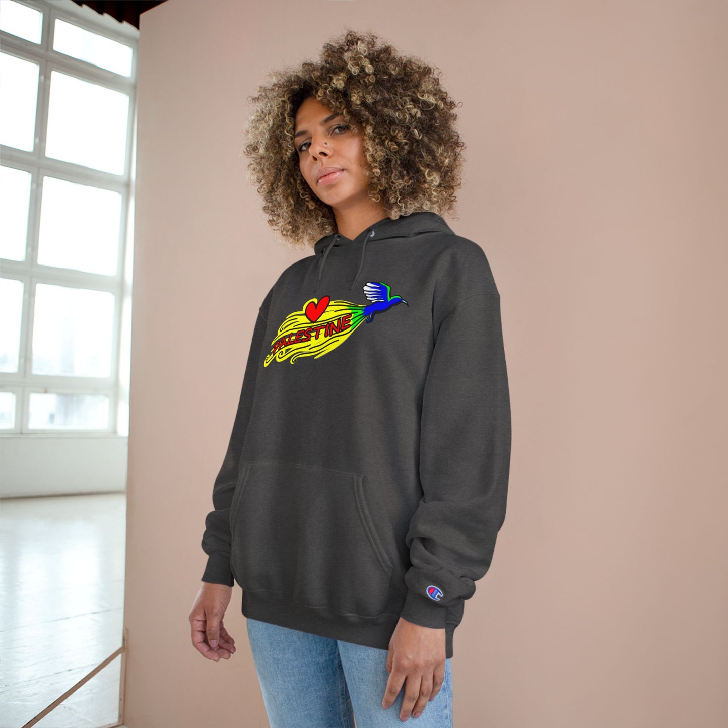 Champion Hoodie - Love Palestine