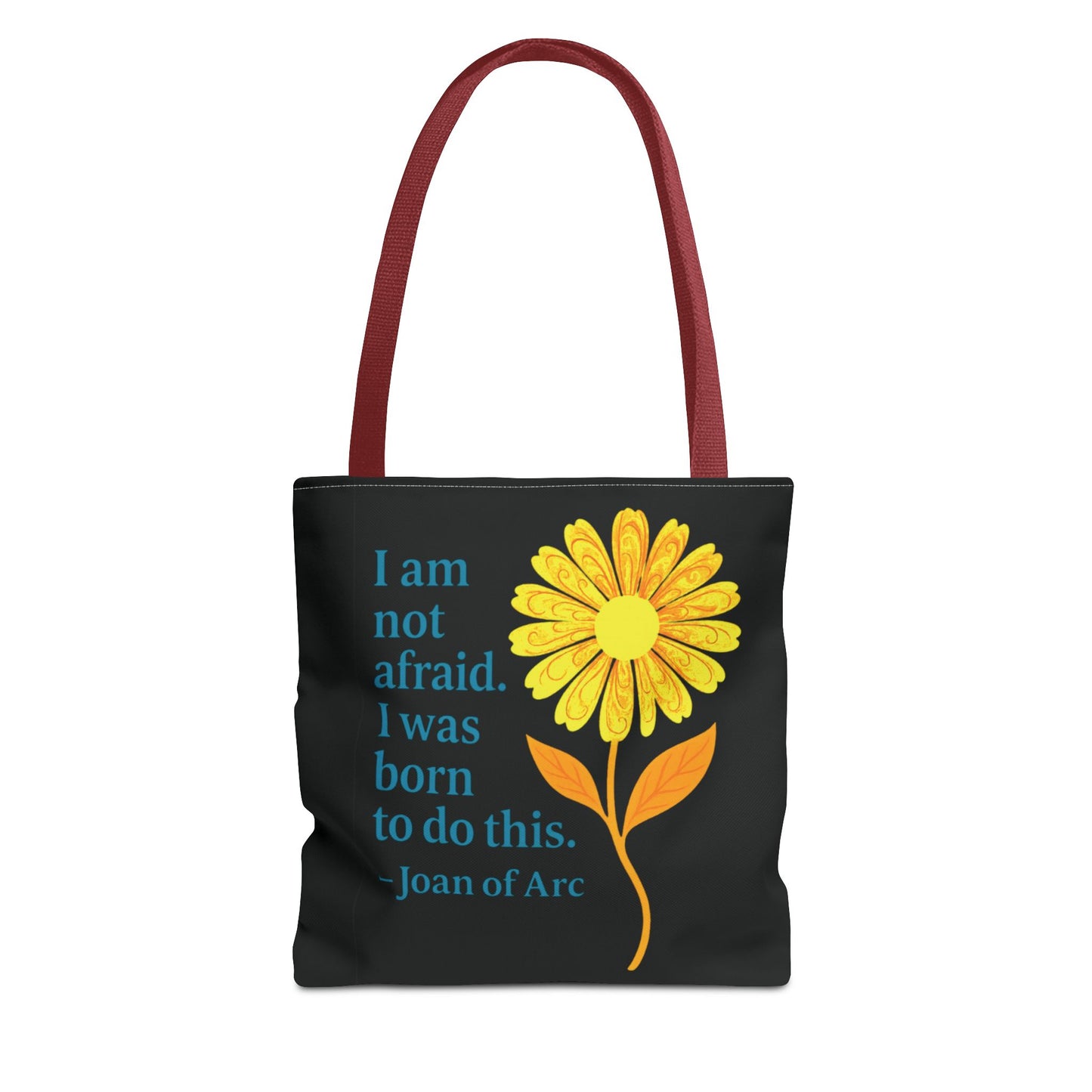 Tote Bag (AOP) - I am not afraid. I was born to do this.