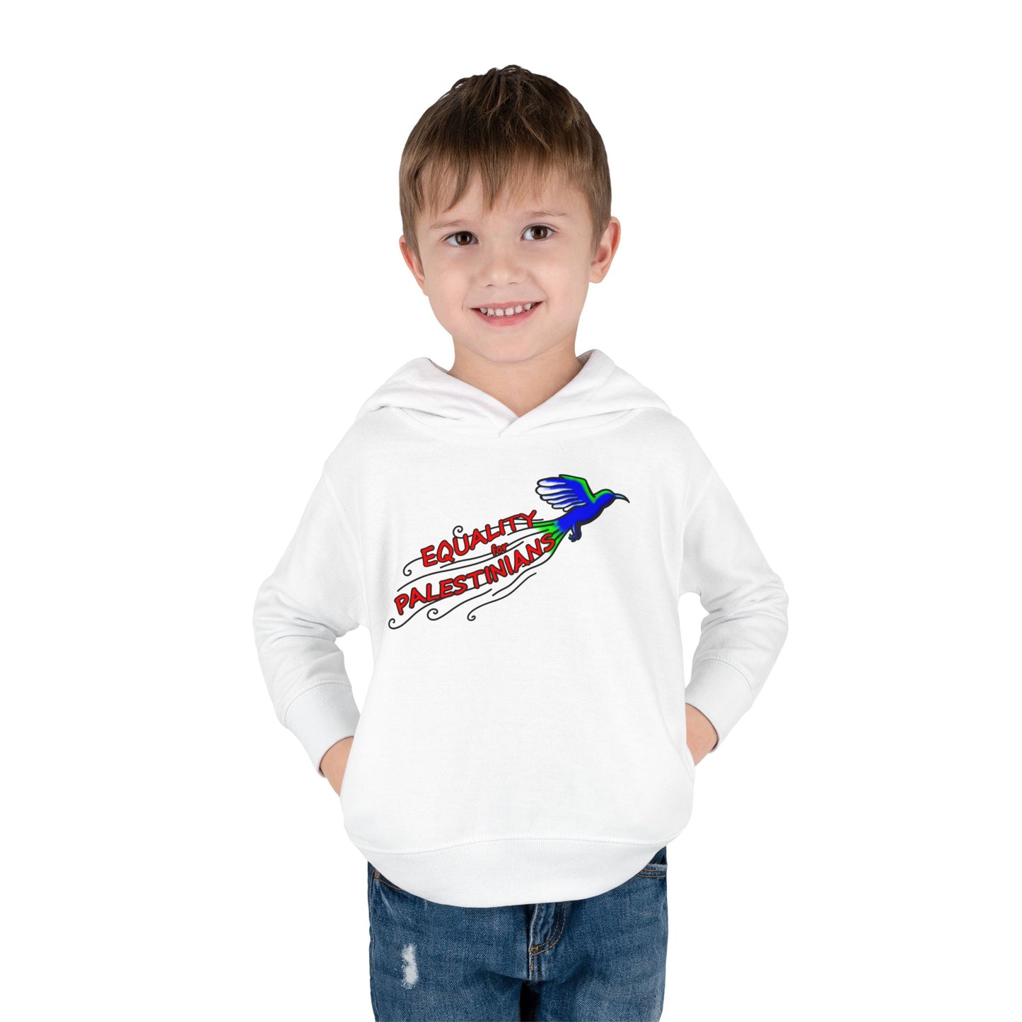 Toddler Pullover Fleece Hoodie - Equality for Palestinians
