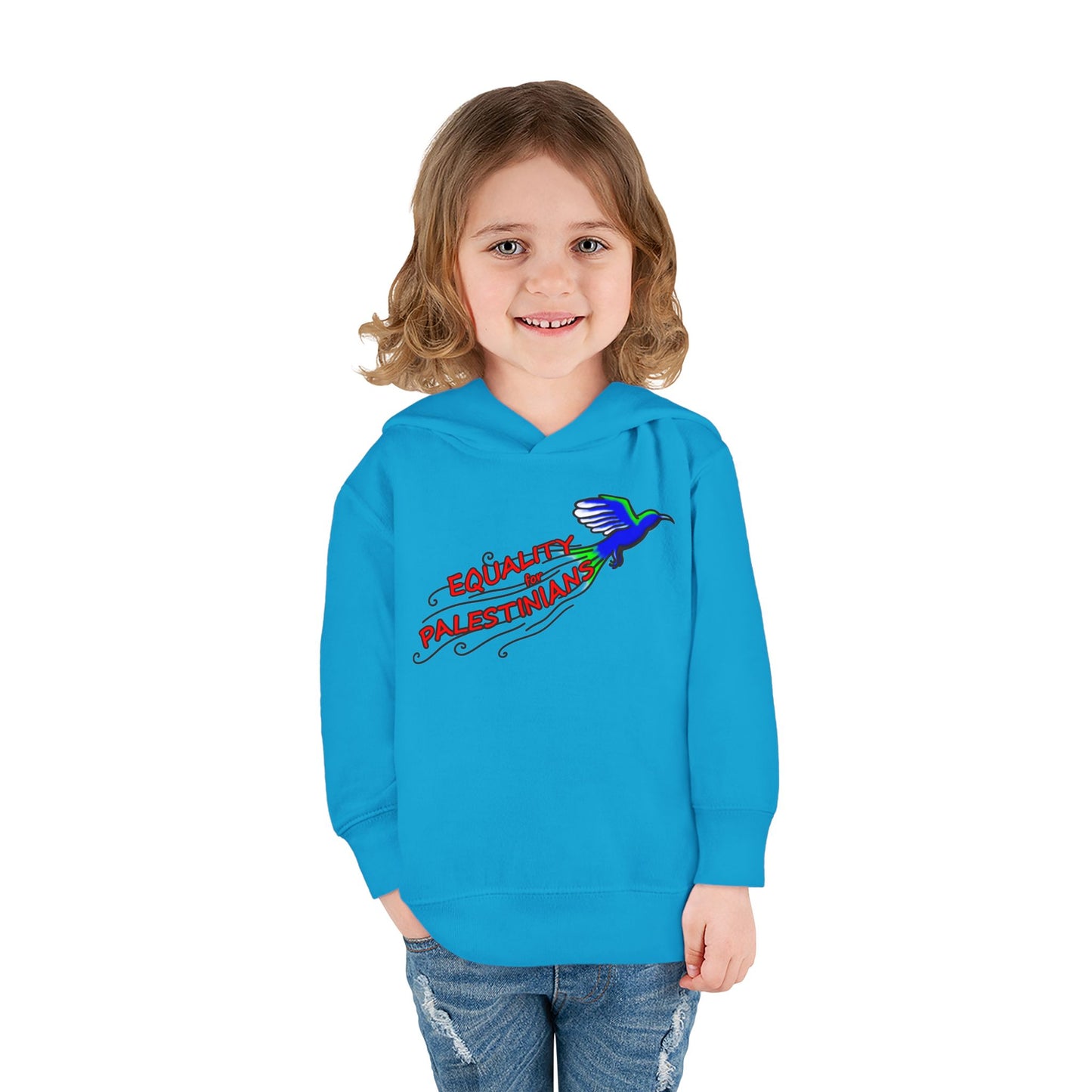 Toddler Pullover Fleece Hoodie - Equality for Palestinians