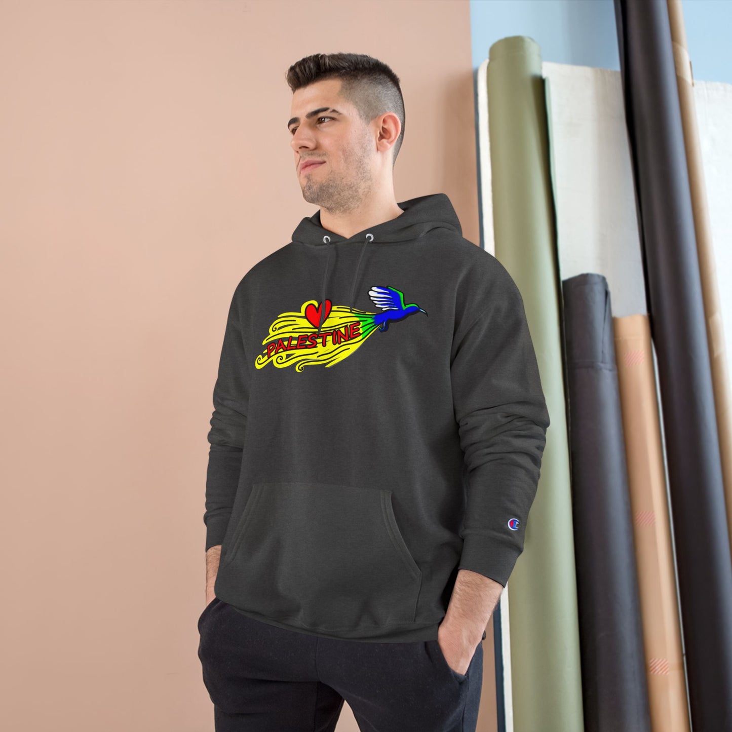 Champion Hoodie - Love Palestine