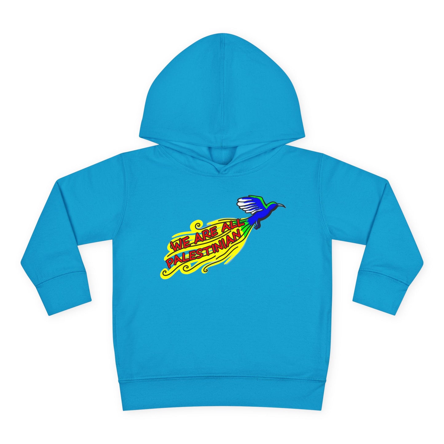 Toddler Pullover Fleece Hoodie - We are all Palestinian