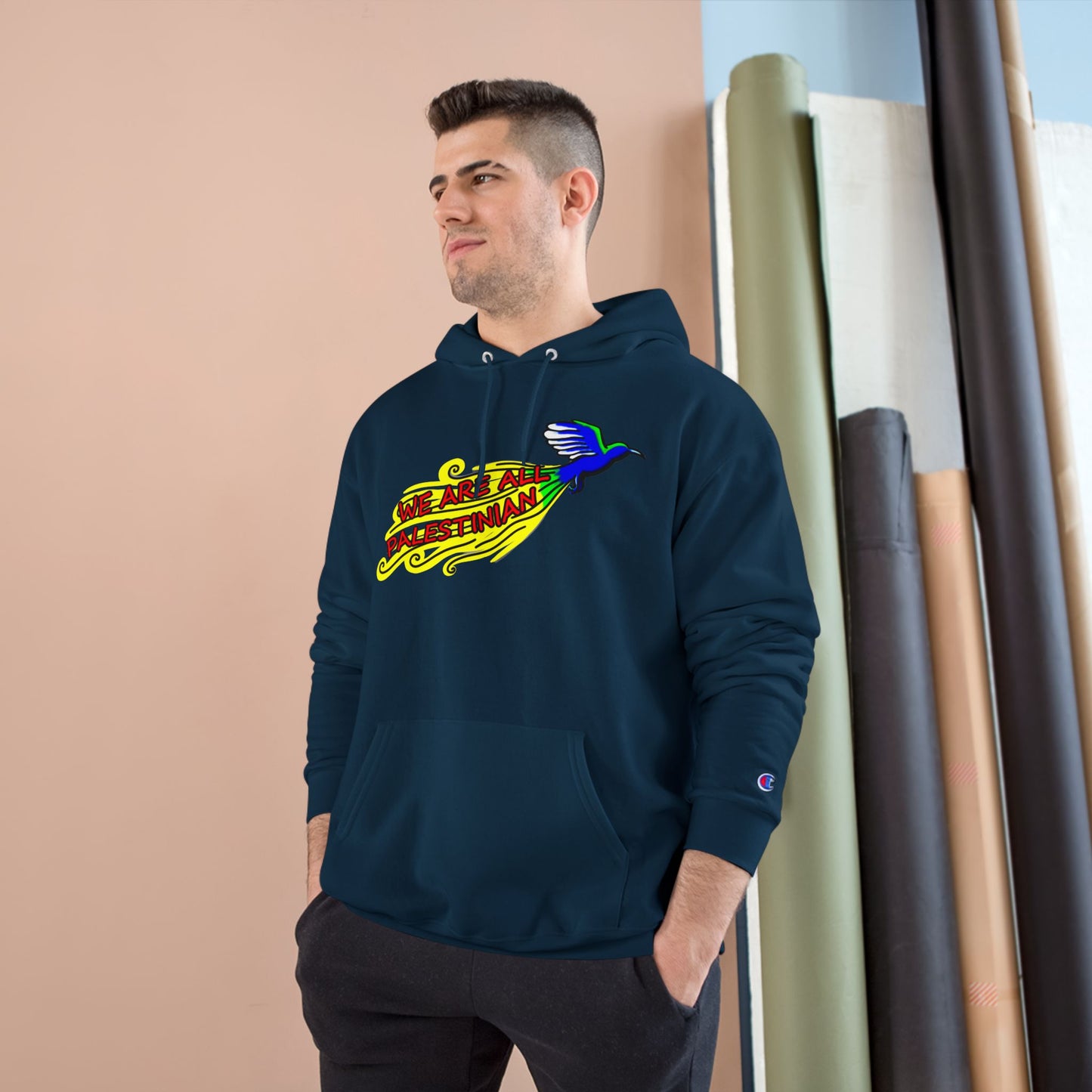 Champion Hoodie - We Are All Palestinian