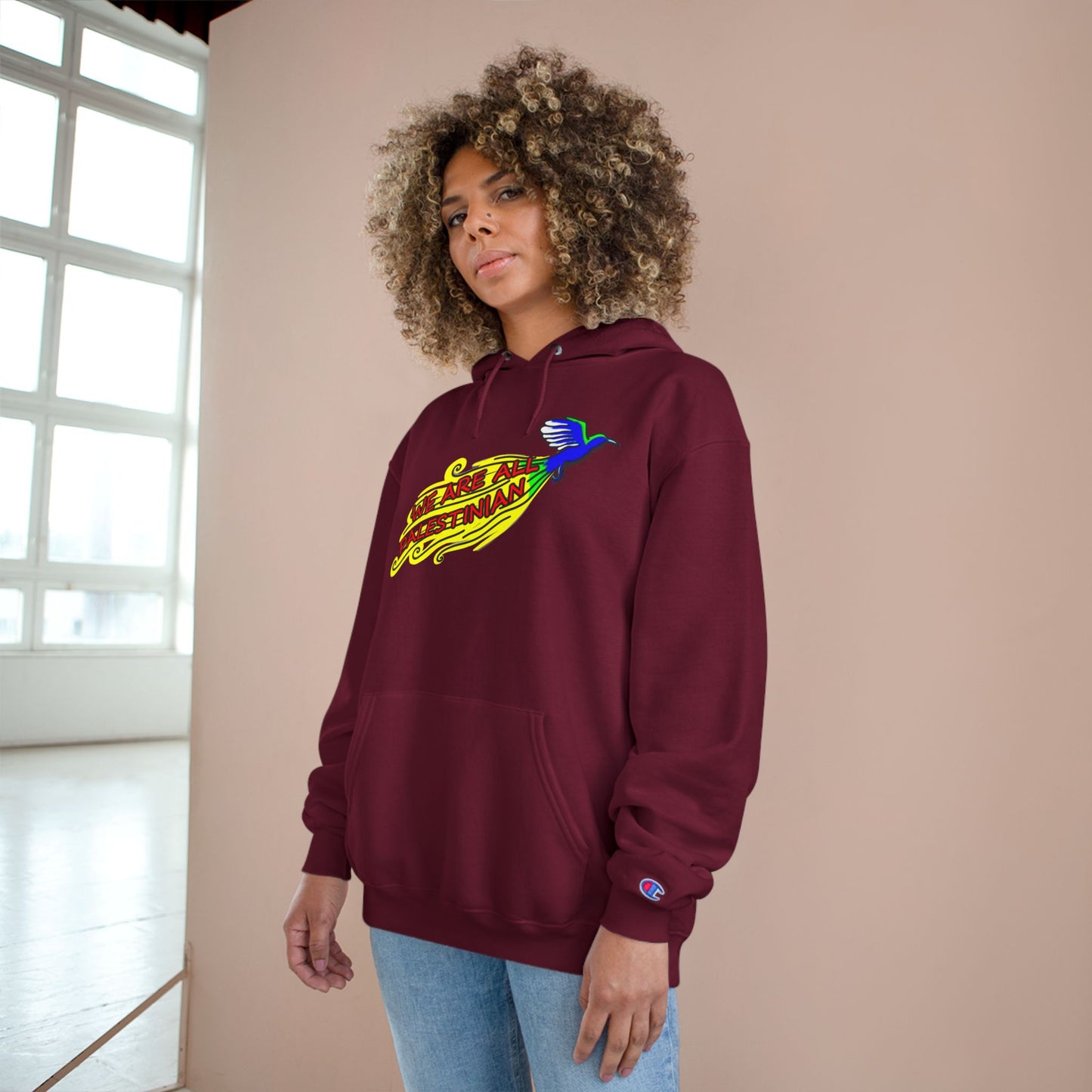 Champion Hoodie - We Are All Palestinian