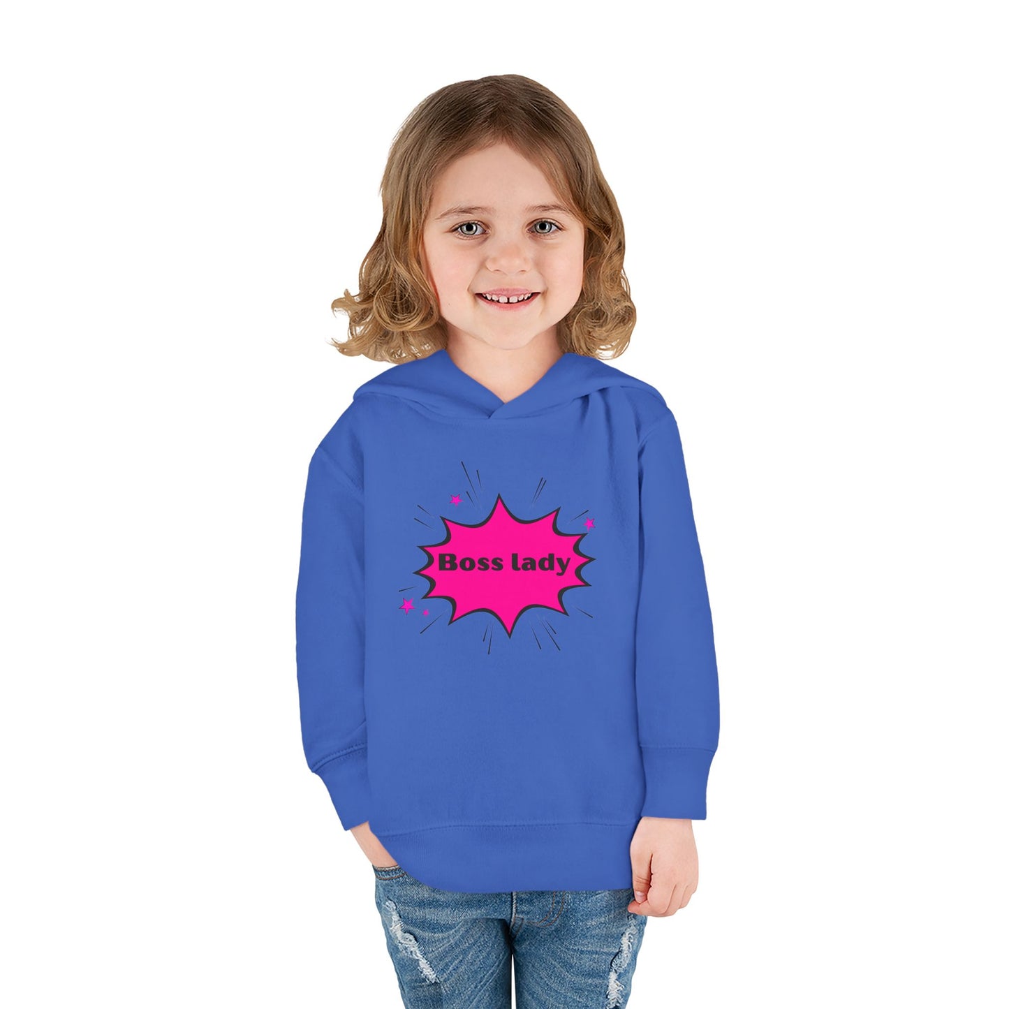 "Boss Lady" Toddler Pullover Fleece Hoodie