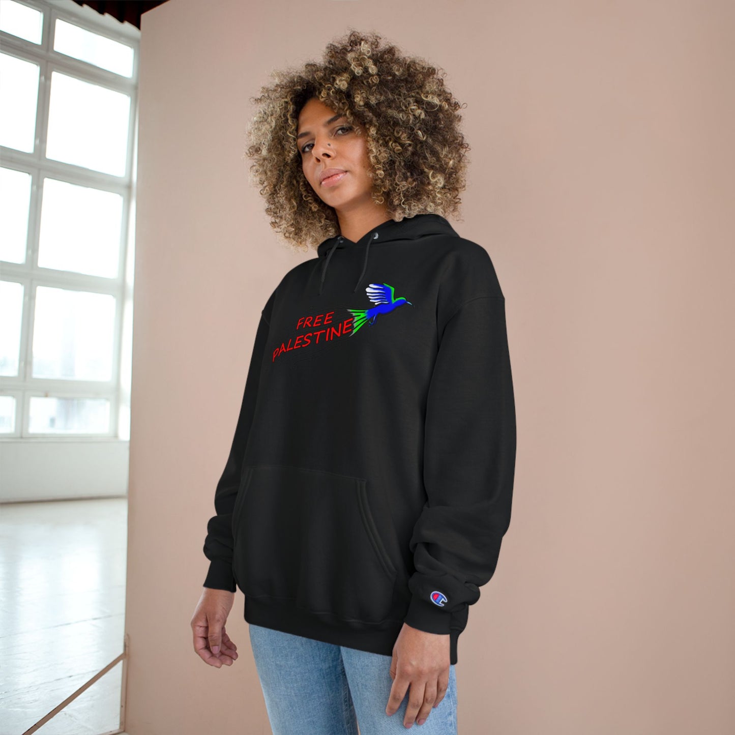 Champion Hoodie - Free Palestine