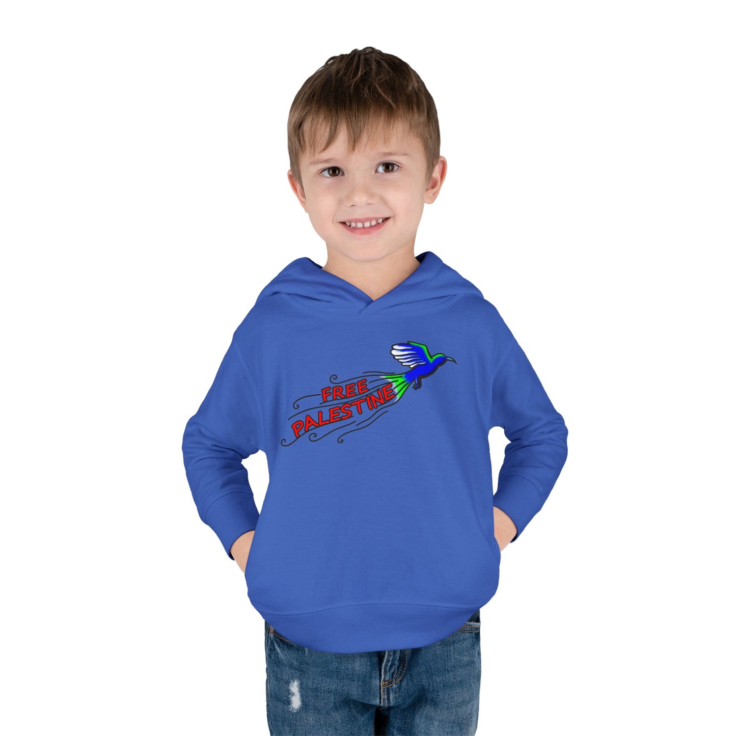 Toddler Pullover Fleece Hoodie - Free Palestine