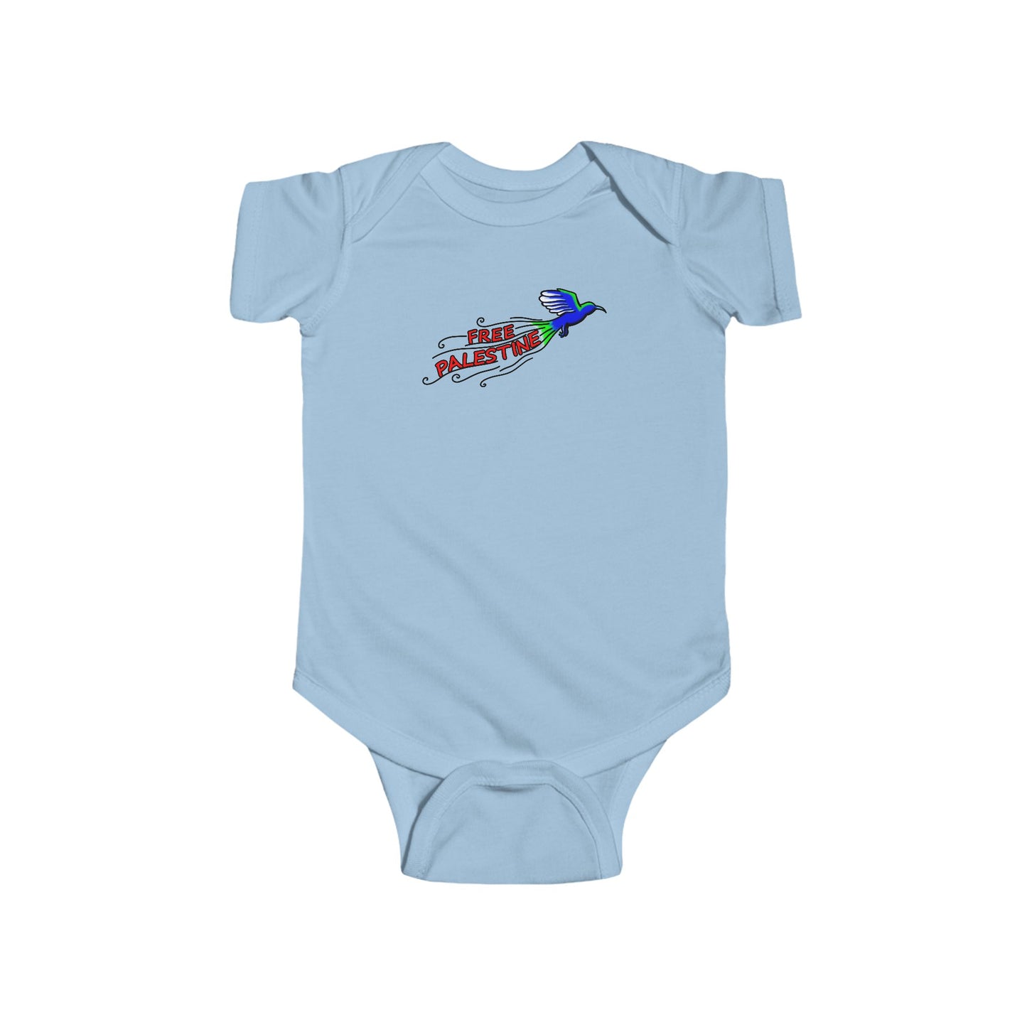 Infant Fine Jersey Bodysuit - Free Palestine