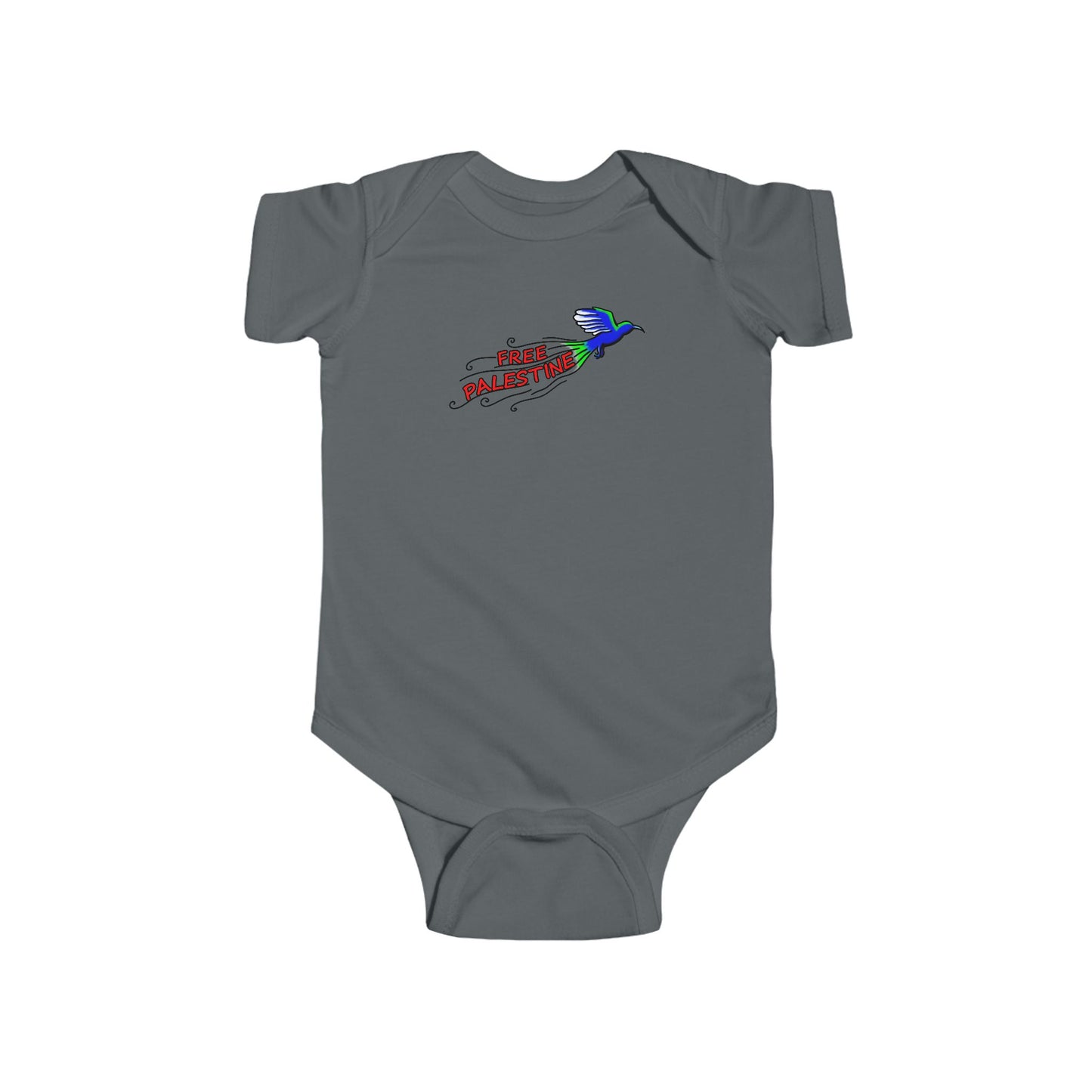 Infant Fine Jersey Bodysuit - Free Palestine