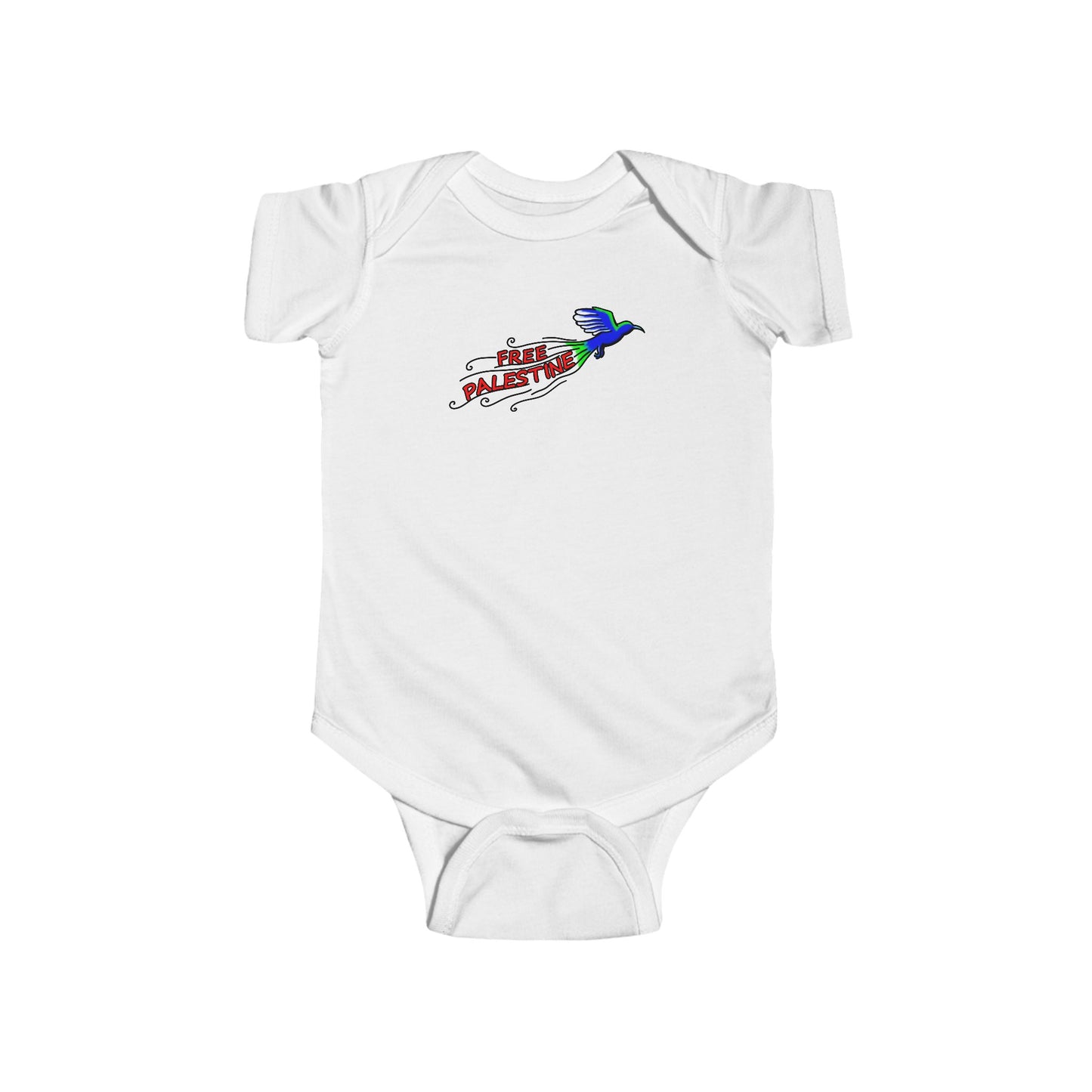 Infant Fine Jersey Bodysuit - Free Palestine
