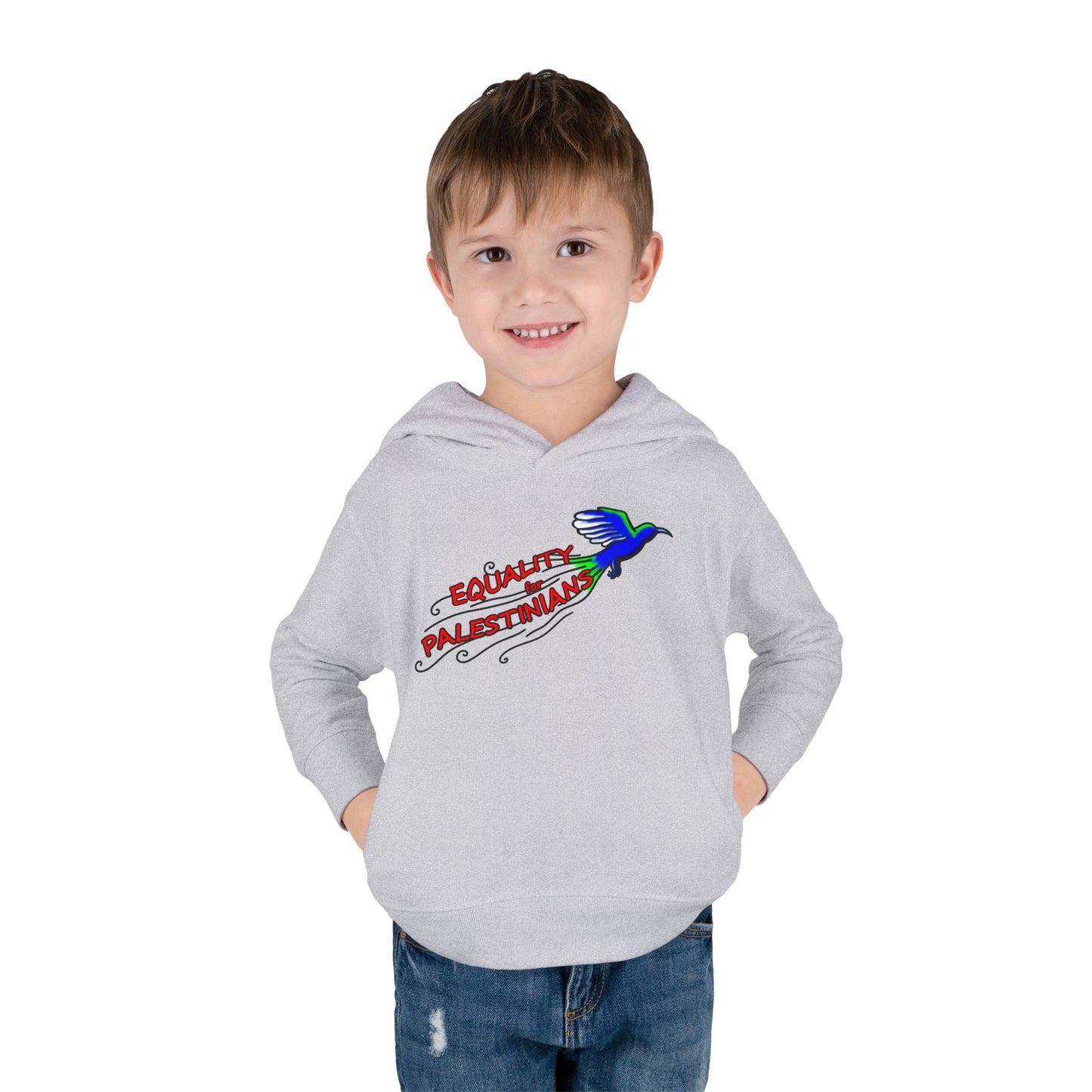 Toddler Pullover Fleece Hoodie - Equality for Palestinians