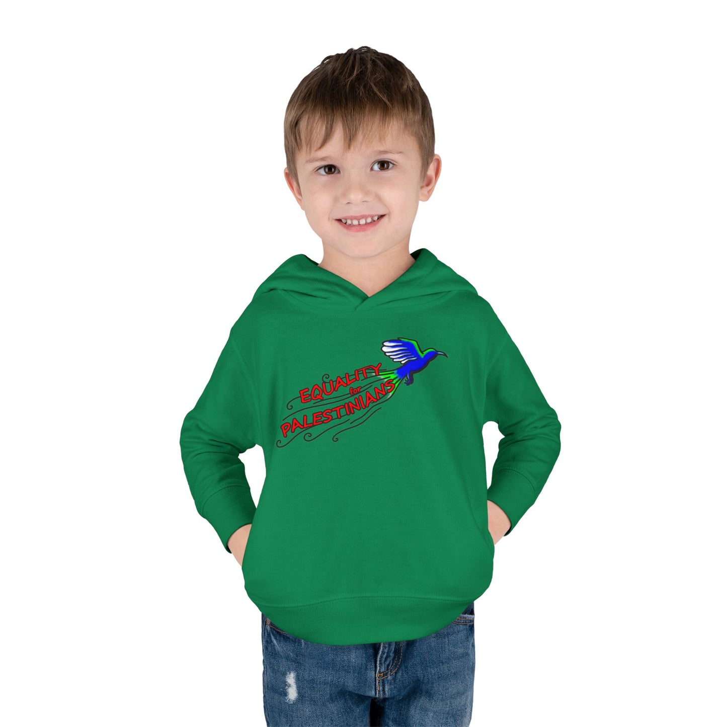 Toddler Pullover Fleece Hoodie - Equality for Palestinians