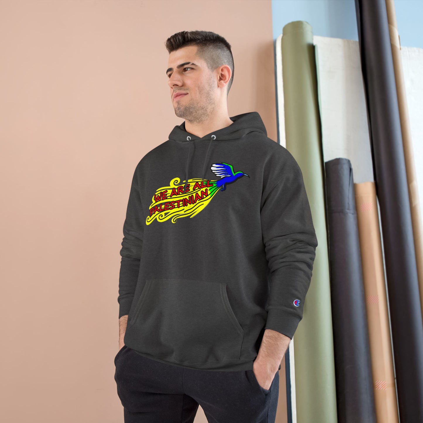 Champion Hoodie - We Are All Palestinian