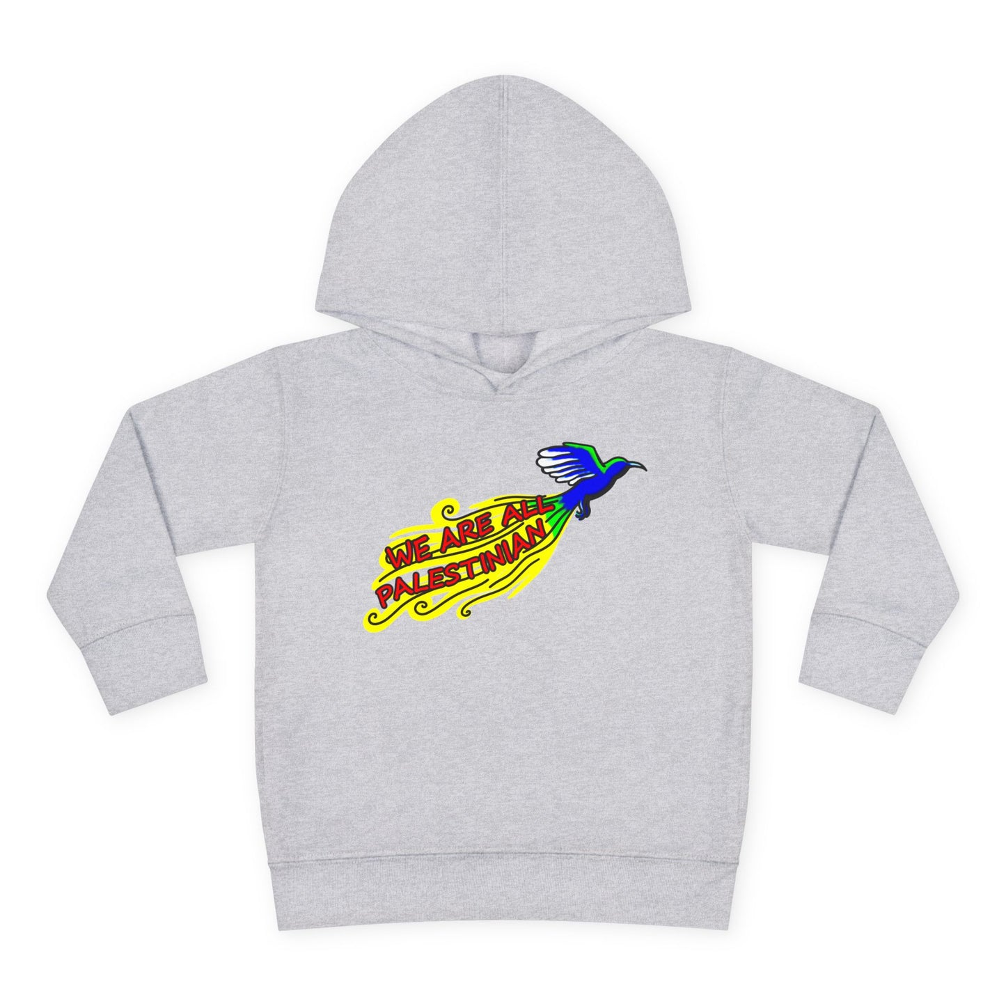 Toddler Pullover Fleece Hoodie - We are all Palestinian