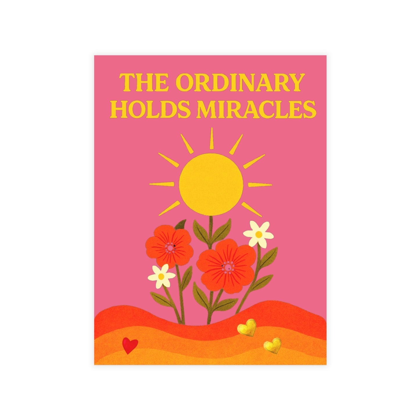 Postcard Bundles (30 pcs, envelopes included) - The Ordinary Holds Miracles (Rose)
