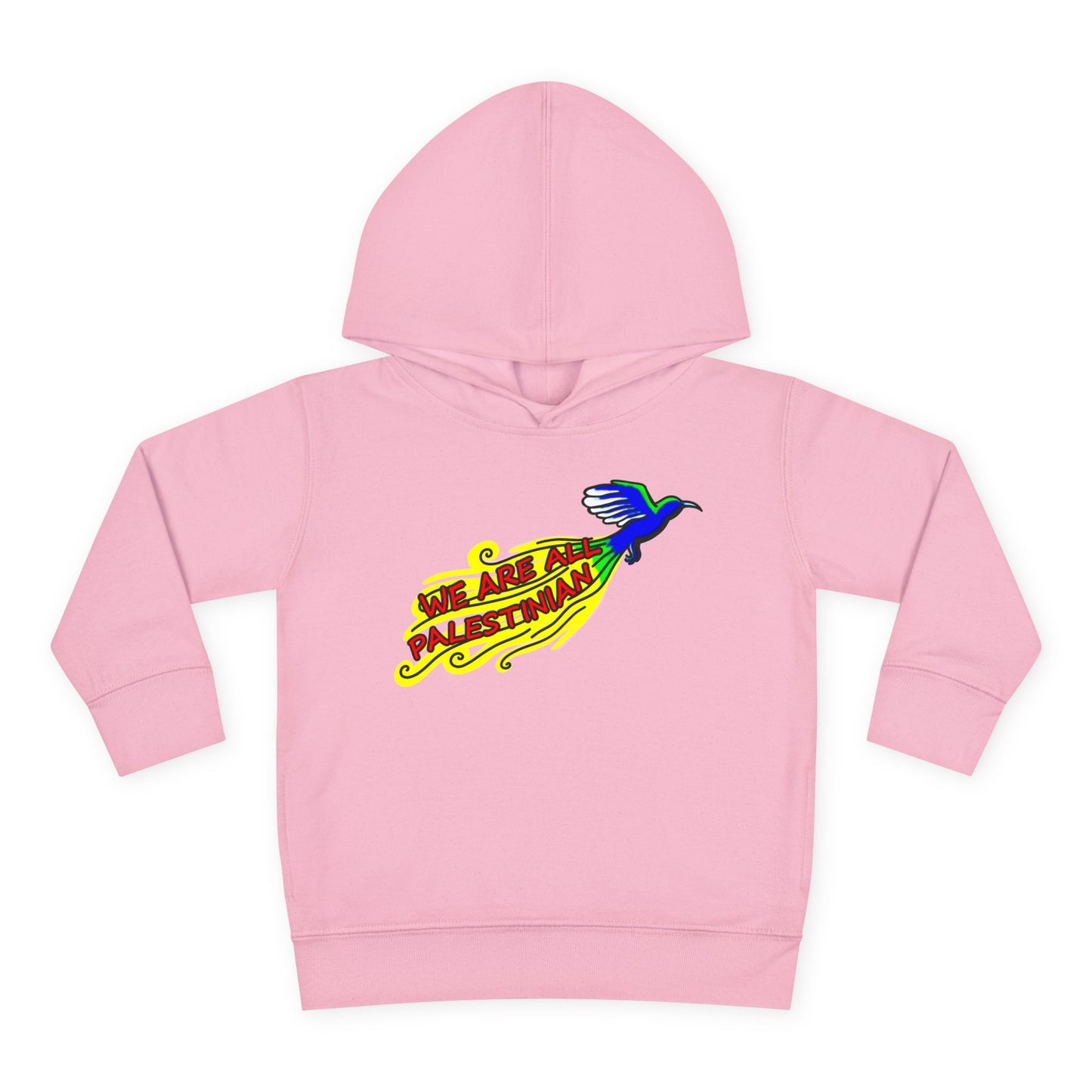 Toddler Pullover Fleece Hoodie - We are all Palestinian