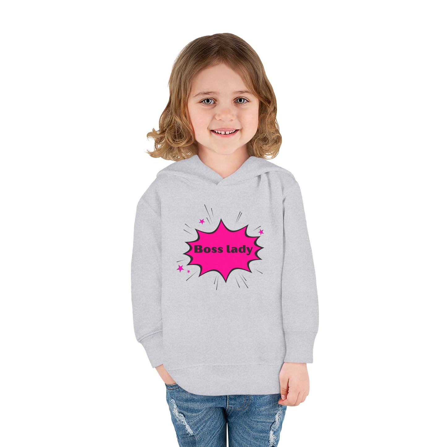 "Boss Lady" Toddler Pullover Fleece Hoodie
